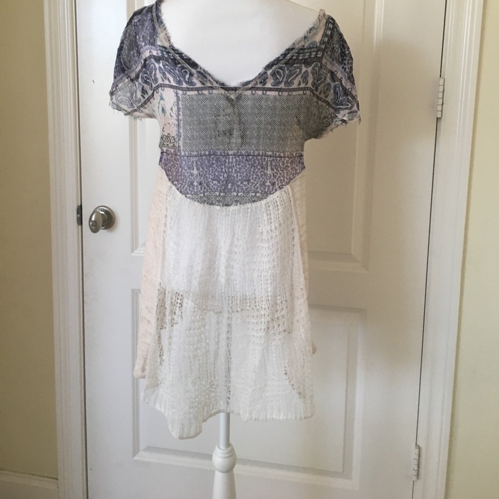 NWT Free People Women’s lilac comb Top‎ Size S - Picture 5 of 6
